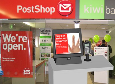 NZ Post Bill Payment Kiosk