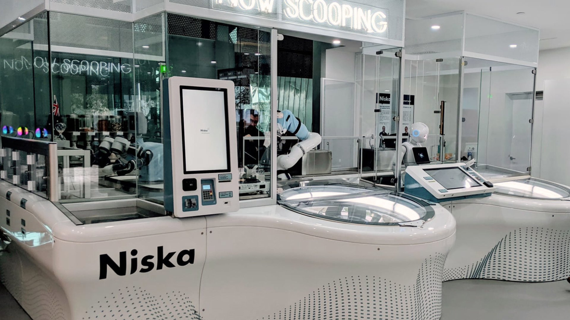 Niska Ice Cream Robotic Kiosk